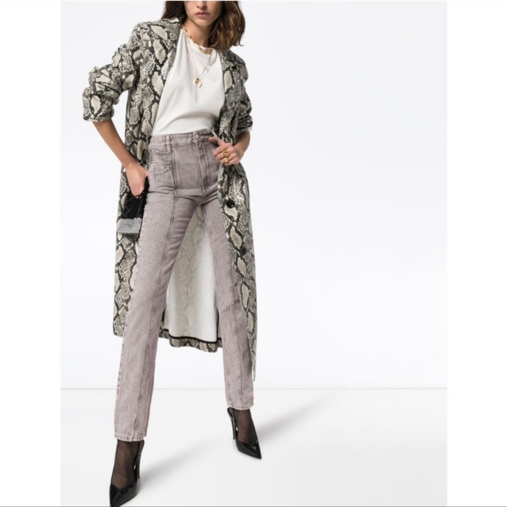 Isabel Marant Etoile Women's Gray "Hominy" Jeans EU Size 34